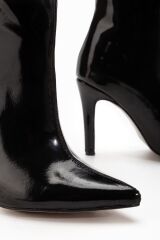 SYT-2004 Siyah Rugan Günlük Bayan Çizme