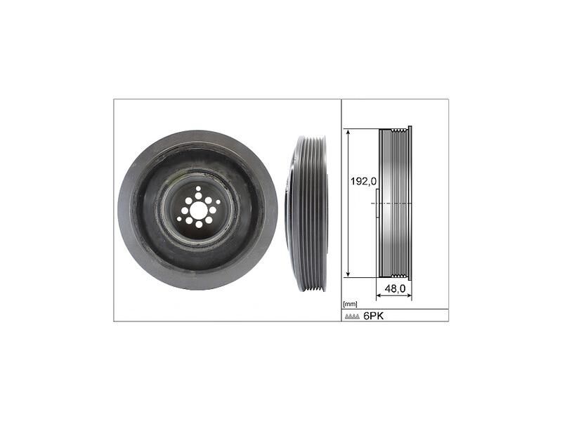 KRANK KASNAĞI  VAG A4 A5 A6 A8 Q5 TOUAREG 04-