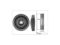 KRANK KASNAĞI  VAG A4 A5 A6 A8 Q5 TOUAREG 04-