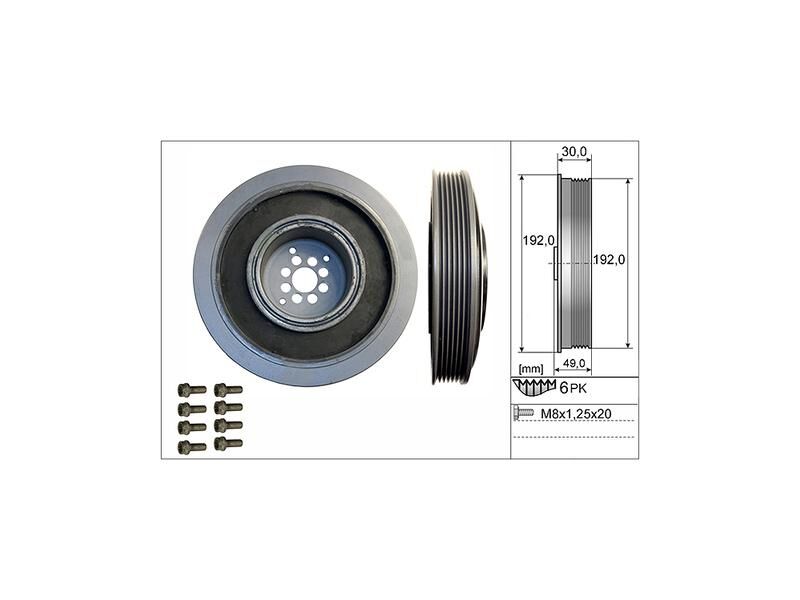 KRANK KASNAĞI VAG A4 A5 A6 A7 A8 Q5 TOUAREG 04-